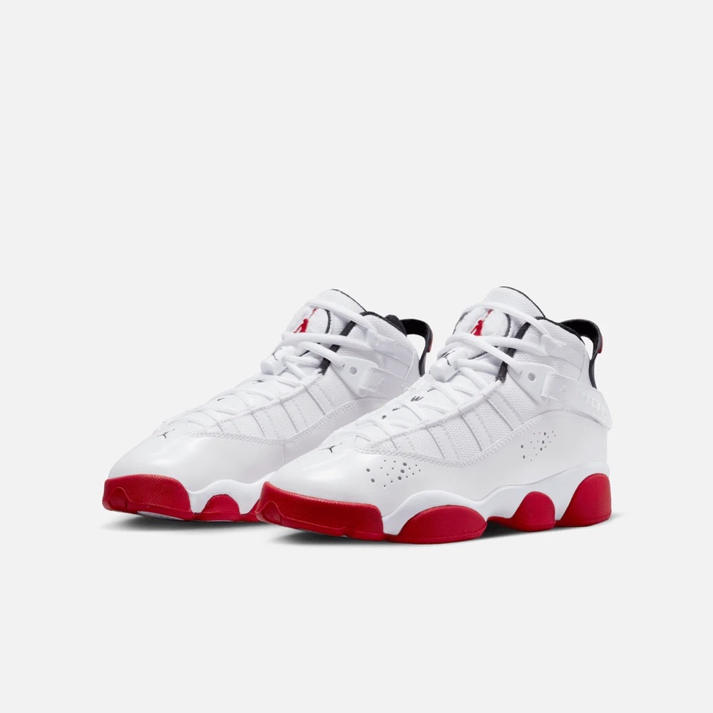 AIR JORDAN 6 RINGS WHITE RED (GS)